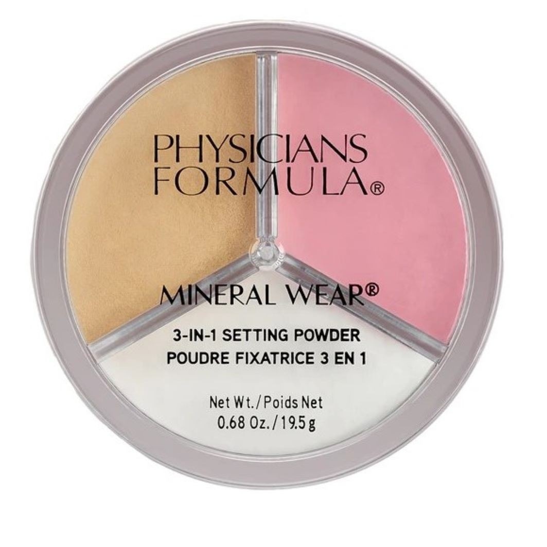 Physicians Formula Mineral Wear 3-v-1 fiksirni puder - 19,5 g