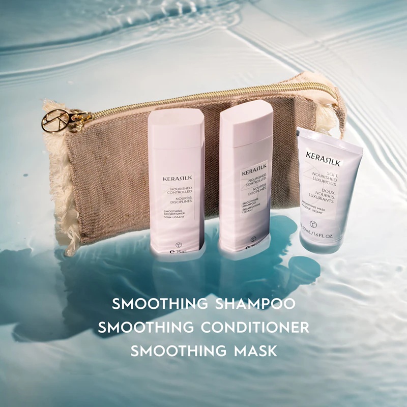 KERASILK Essentials Smoothing Set ceļojumu komplekts matu izlīdzināšanai
