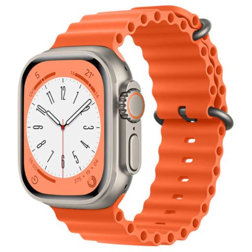 Silikonski remen kompatibilan s Apple Watch 42/44/45/49mm Smartek Smtk-ocean