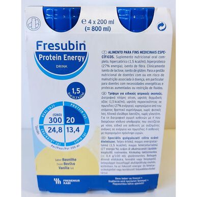 Fresubin Protein Energidrikk Vanilje 4 x 200 ml