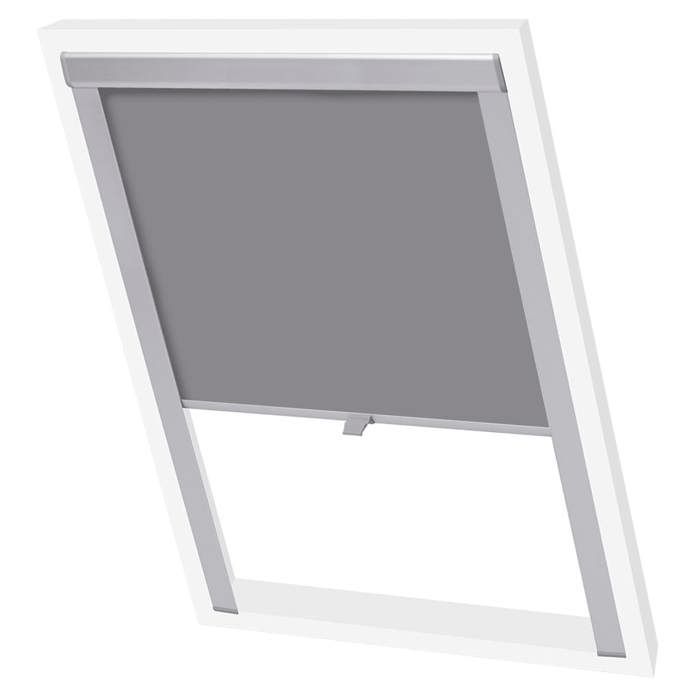 vidaXL Store Occultant Roulant Plissé Gris MK04 Auvent de Fenêtre Rideau 133495