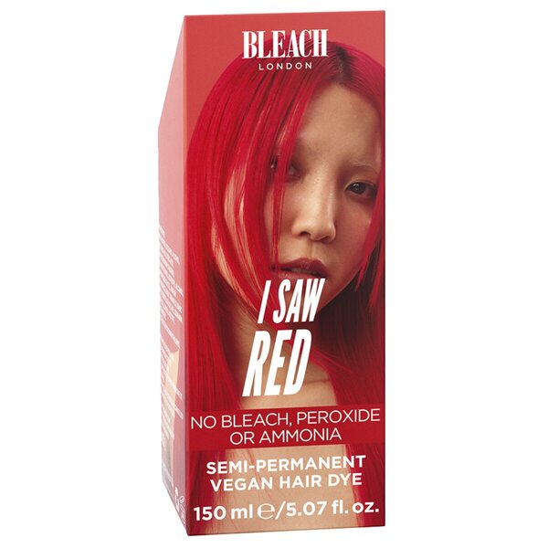 Bleach London I Saw Red Semi-Permanente Vegansk Hårverf 150ml