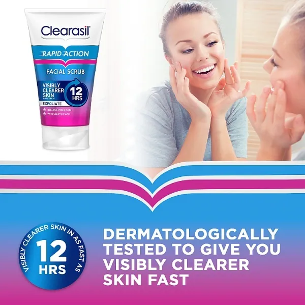 Clearasil piling za lice protiv akni s brzim djelovanjem 125 ml
