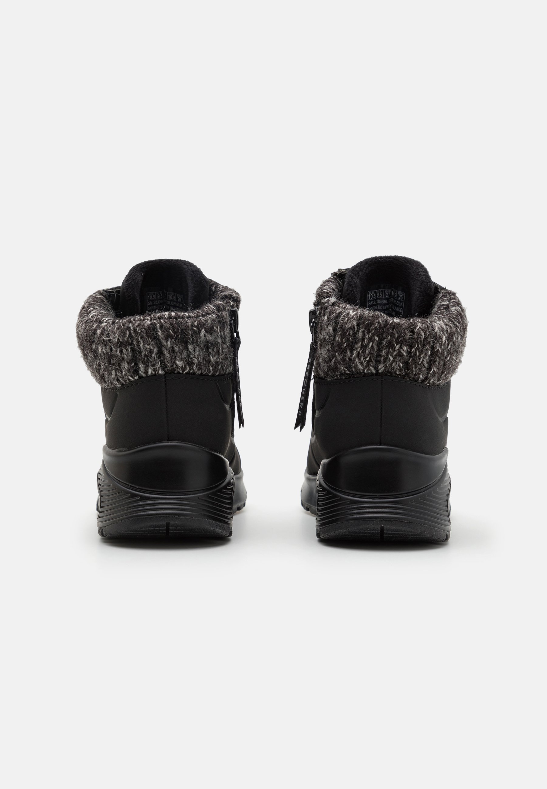 Skechers UNO GEN1 - Kotníkové boty na šněrování - černá