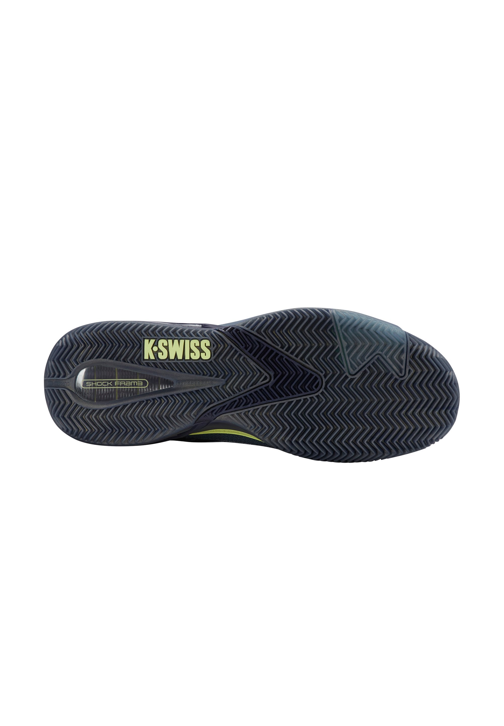 K-SWISS ULTRASHOT - Tennisschoenen voor gravelbanen - vintage indigo/marineacademie/luminary green