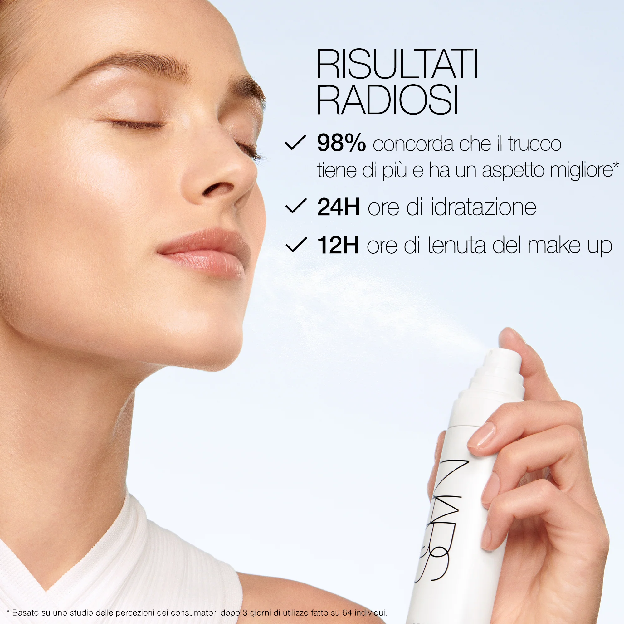 Viso LIGHT REFLECTING MAKEUP SETTING MIST - Fissatore Viso