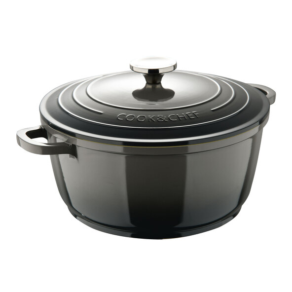 Excalibur Aluminiumguss Topfset, grau