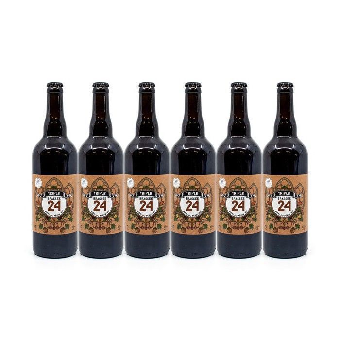 Confezione da 6 Birre Brassée 24 Triple Brasserie Artisanale de Sarlat 75cl