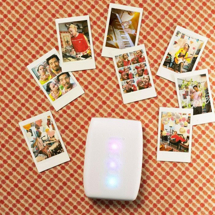 Stampante fotografica Fujifilm INSTAX MINI LINK III, colore bianco argilla