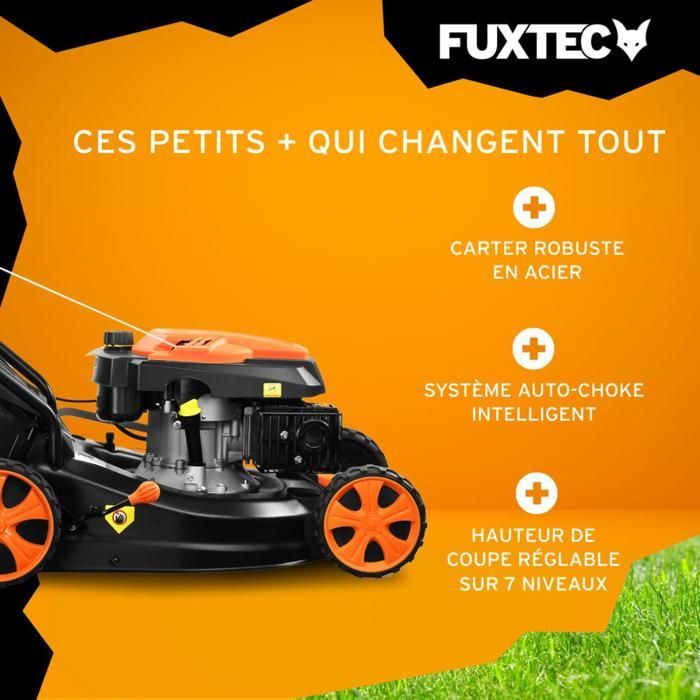 Rasaerba a benzina FUXTEC 146cc 46cm – a spinta, sacco di raccolta erba 50L – Modello FX-RM4646ECO 3.5 HP
