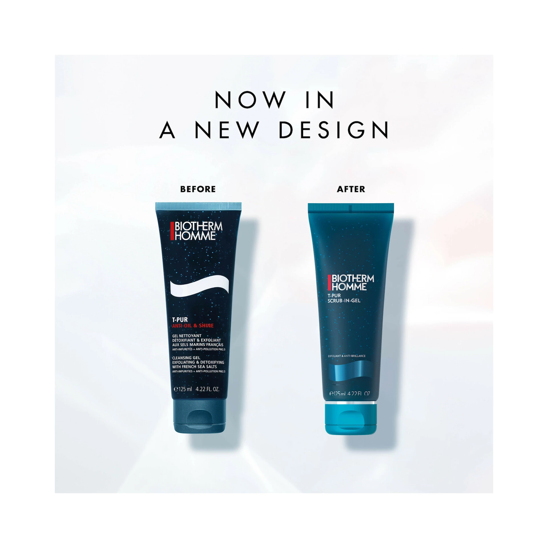 T-Pur slani gel za čišćenje 125 ml - Biotherm Homme