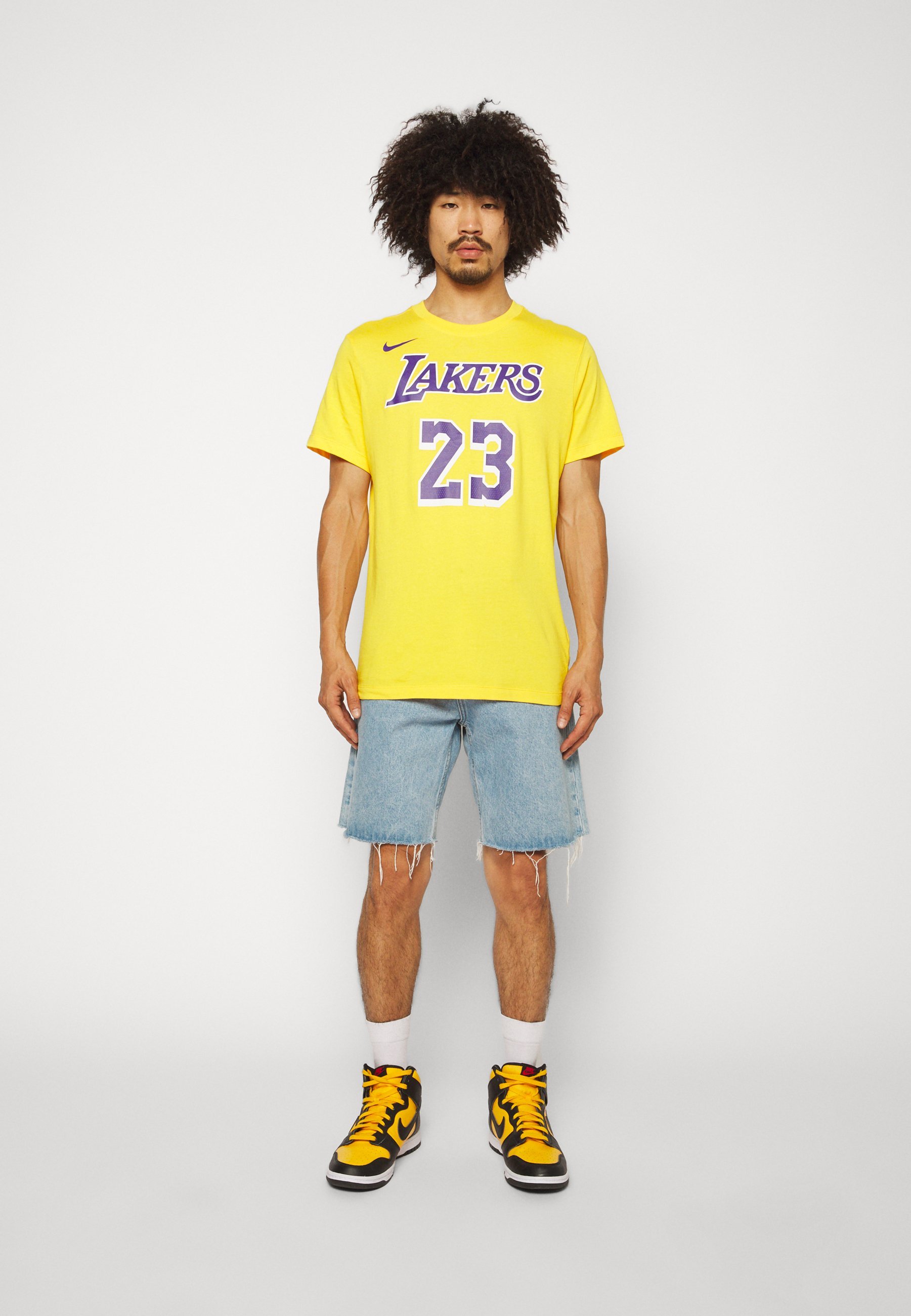 T-shirt Nike Performance NBA Los Angeles Lakers LeBron James - Tenue de club - Jaune