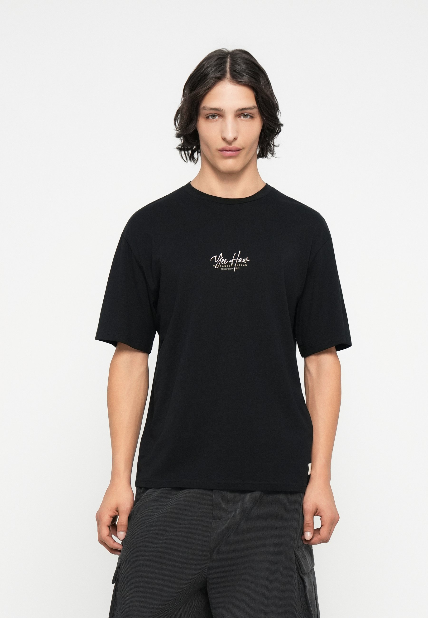 JENSEN TEE BOXY FIT - T-shirts med print - blackRedefined Rebel