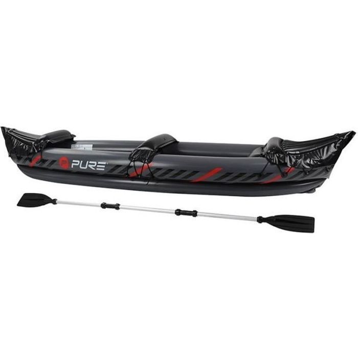 Pure4fun Xplorer Kayak - 2-seater - Black - Non-inflatable - Max load 160kg