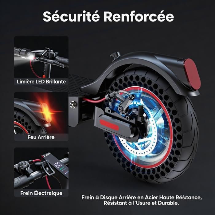 Patinete eléctrico iScooter I9Max con aplicación - 10