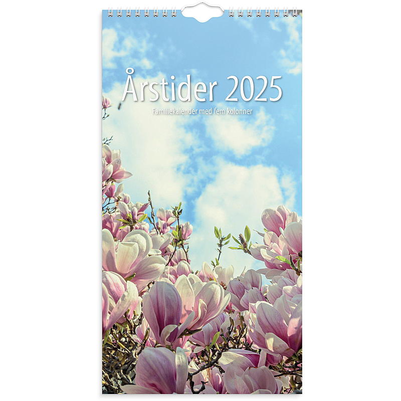 Veggkalender for familier, årstider 2025