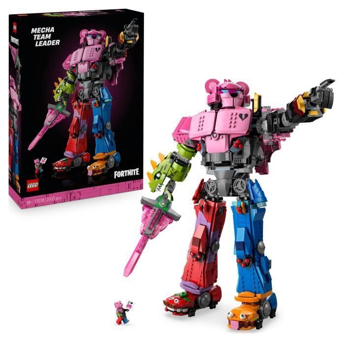 LEGO Fortnite 77078 Mech Team Leader - Set di costruzioni da collezione per adulti