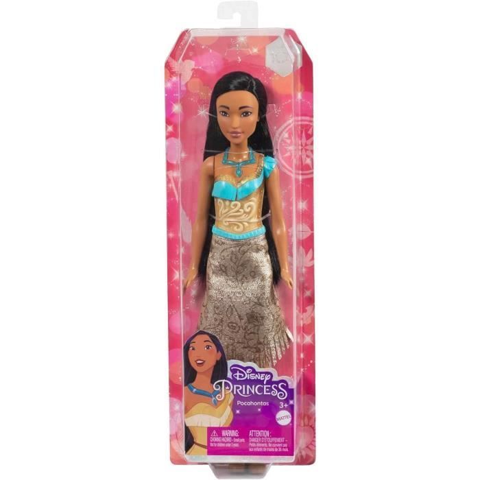 Pocahontas Poupée 29 cm, Mattel Poupée Disney Princesses habillage et accessoires HLW07