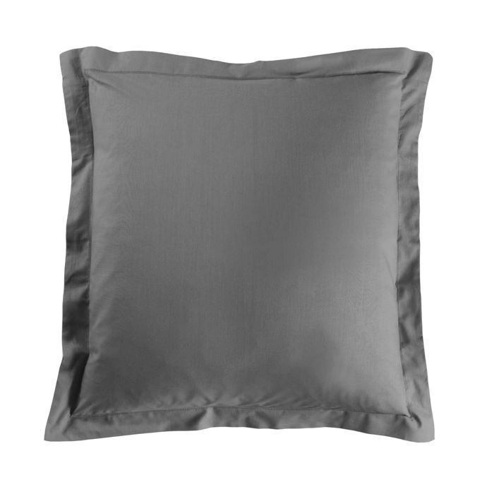 Square pillowcase 63x63 cm - 100% cotton - Anthracite