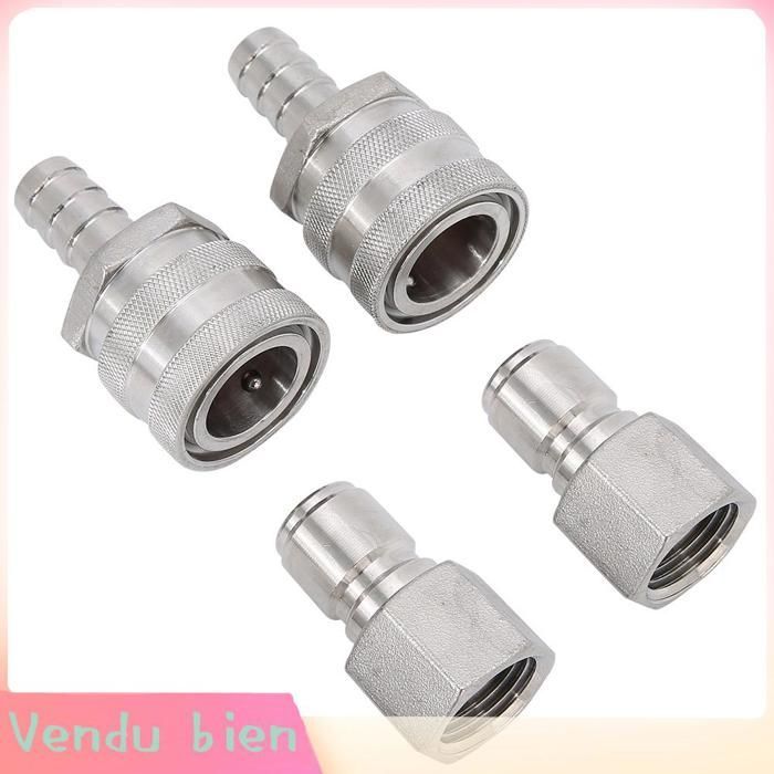Adaptador de conector de cubo de cerveza de acero inoxidable de conexión rápida para conectar