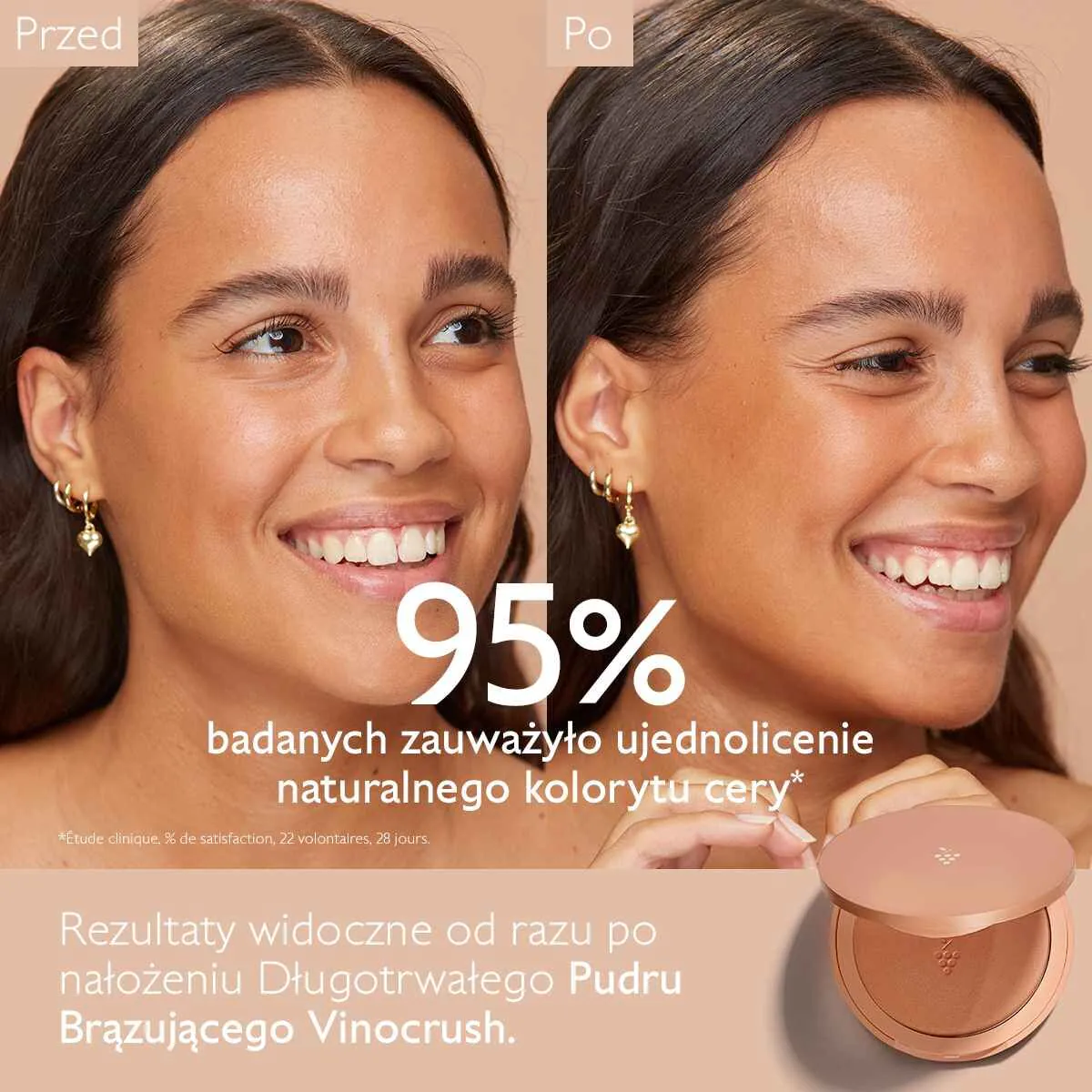 Caudalie Vinocrush Długotrwały puder brązujący