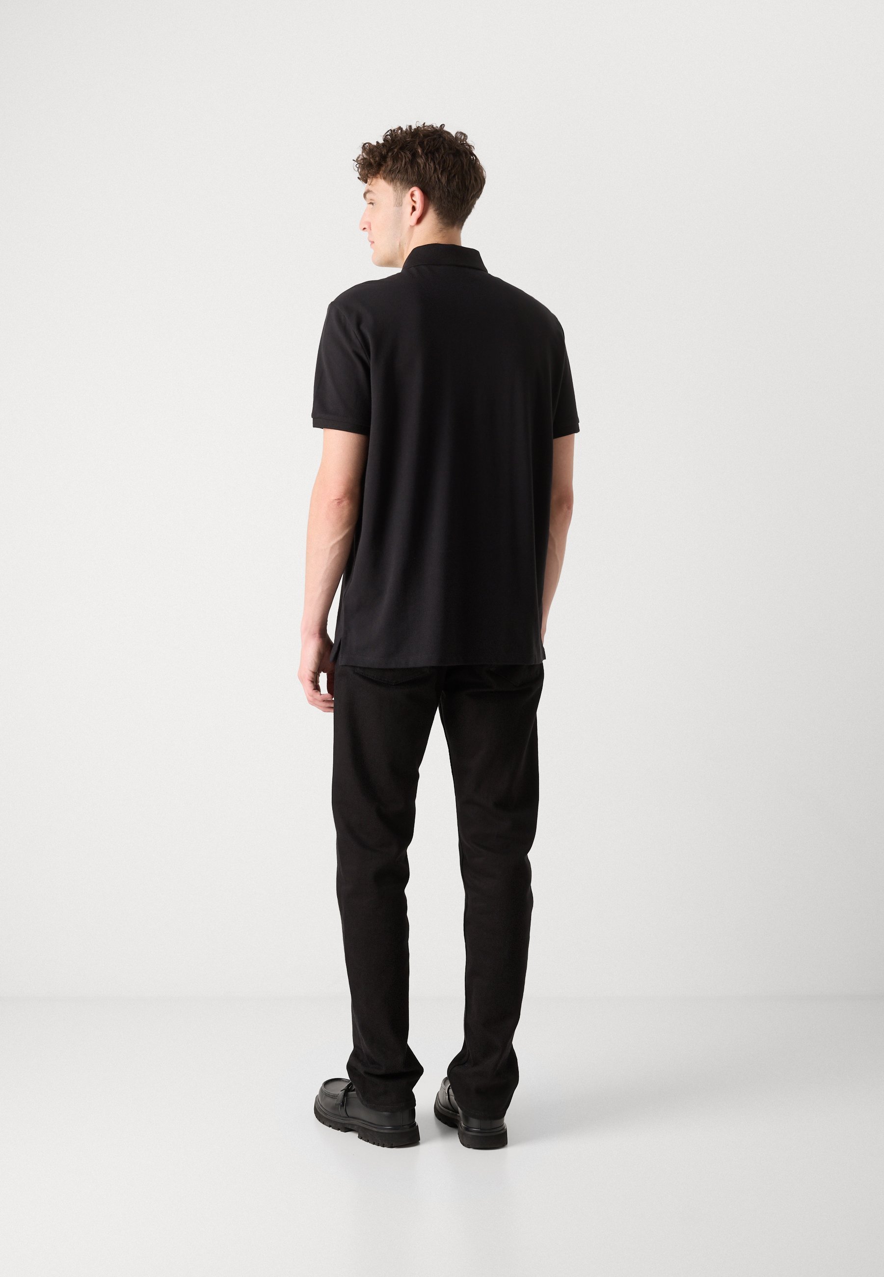 Calvin Klein Jeans MONOGRAM - Poloskjorter - black