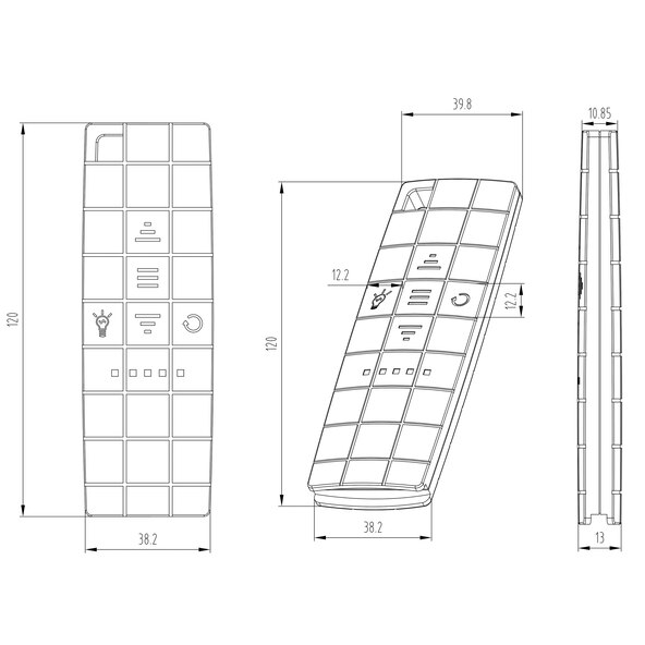 LED-Vollkassettenmarkise ELOS V2 inkl. Windsensor sandfarben, 400 x 300 cm