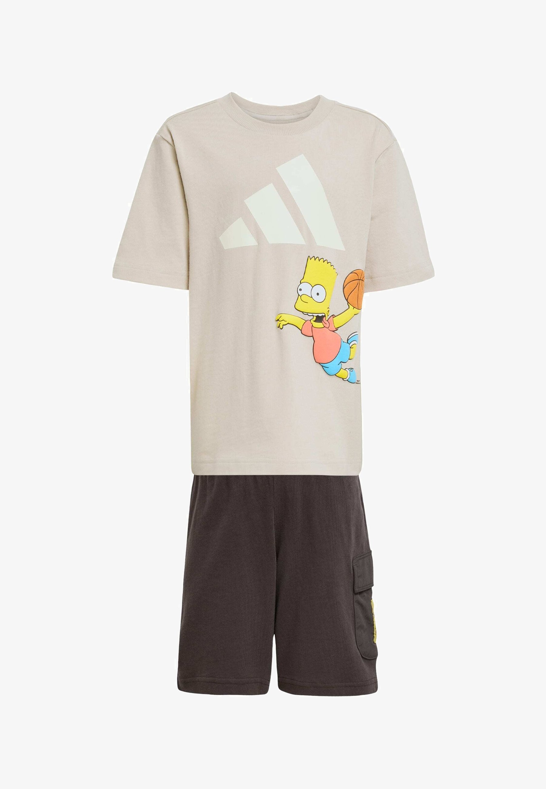 Completo t-shirt adidas Performance LK THE SIMPSONS - Pantaloncini - beige