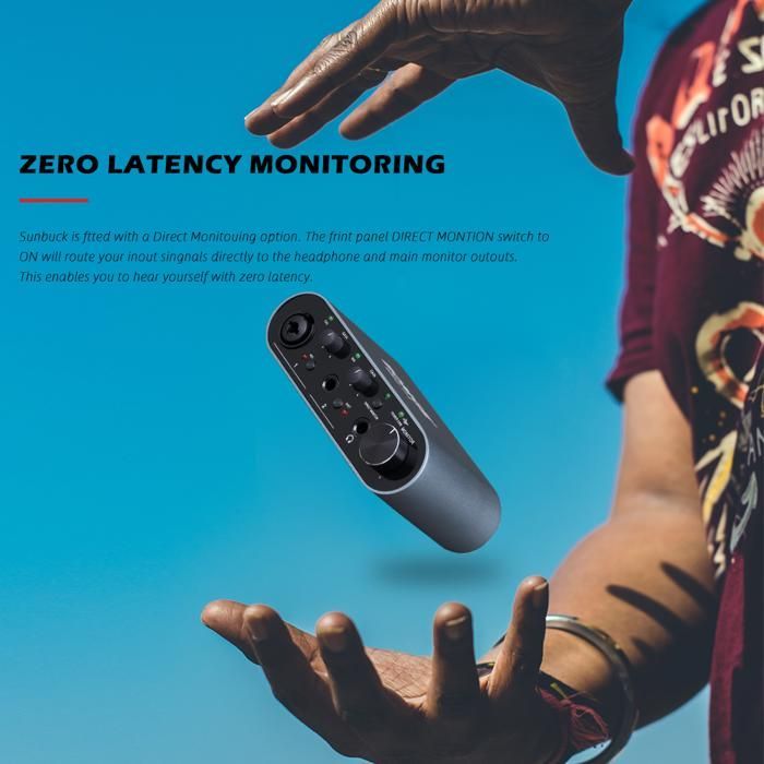 Interfaz de audio Focusrite Scarlett Solo USB 11S, mezclador, tarjeta de sonido profesional de 24 bits/192 kHz y amplificador de auriculares.
