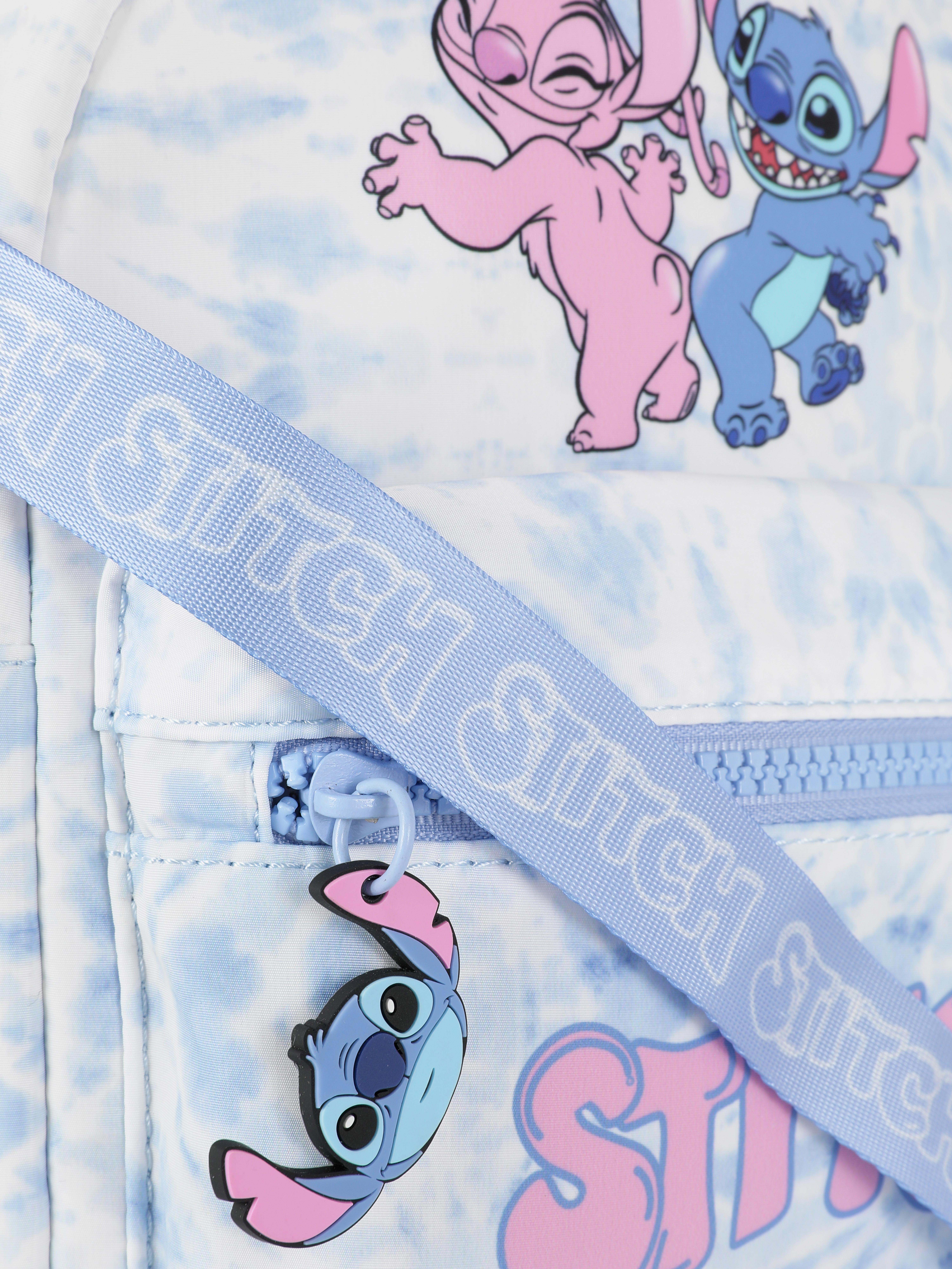 Rucsac tie-dye cu tematică Disney Stitch Alien, cu mâner convenabil, efecte de culoare frumoase și Stitch