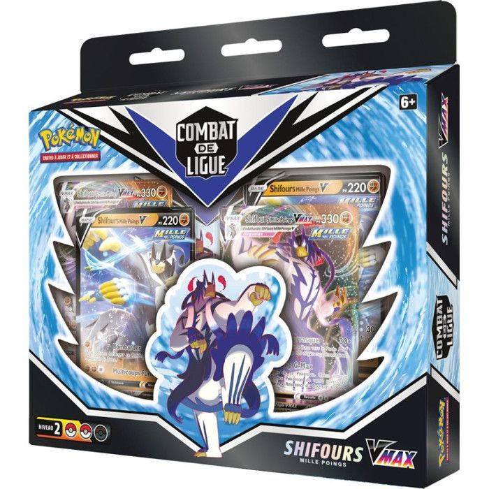 Jeu de cartes - Asmodee - POKEBLB04 - Pokémon - Deck de combat Shifours Vmax - 2 joueurs ou plus