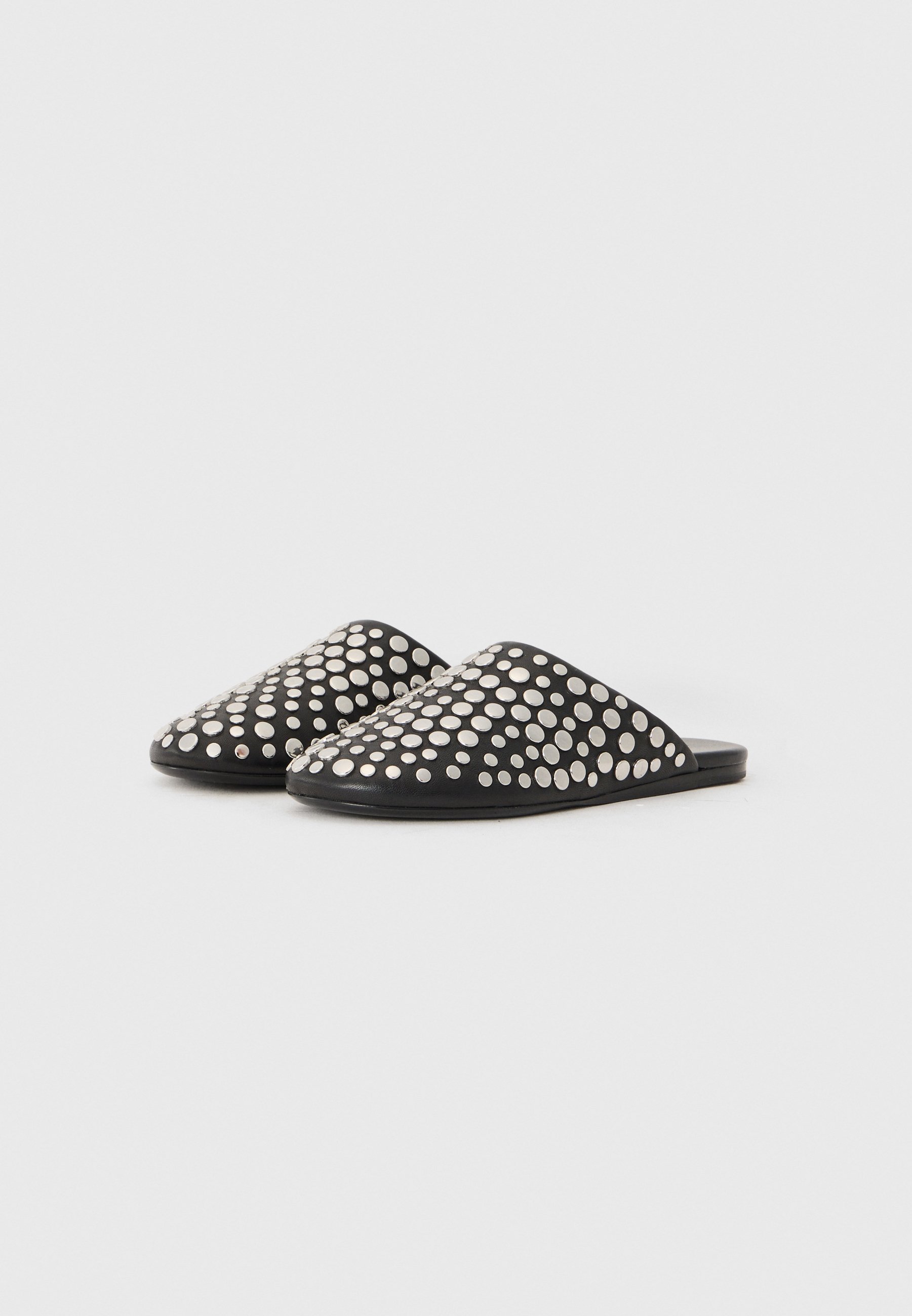 Tory Burch STUDDED MULE - Mules - perfect black / silver