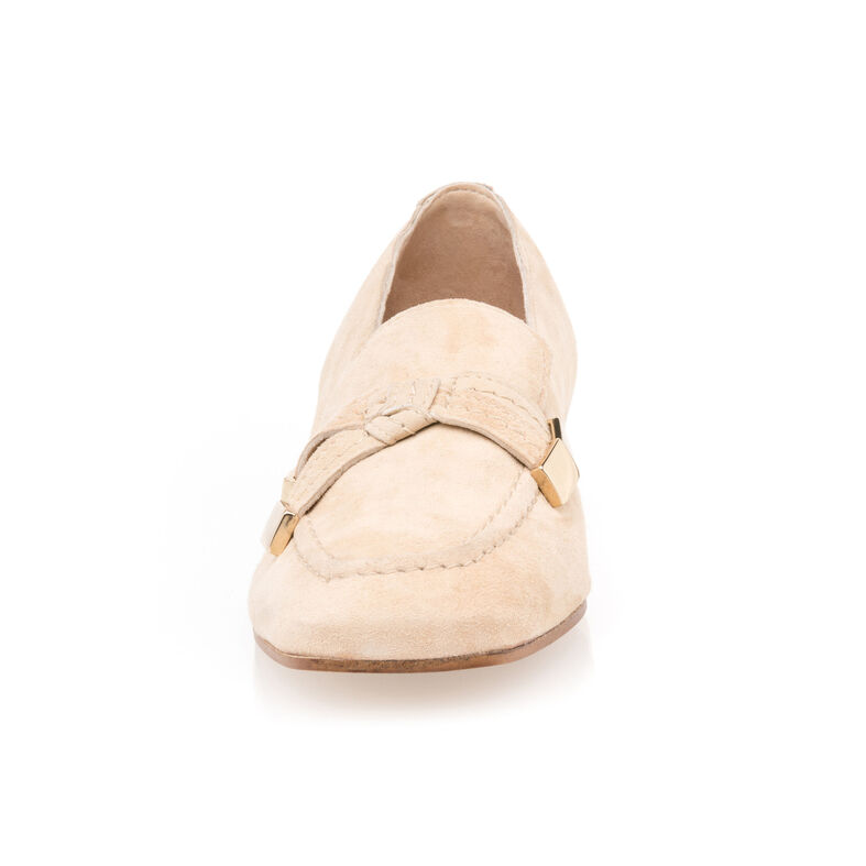 Mocassins / chaussures bateau Femme Beige