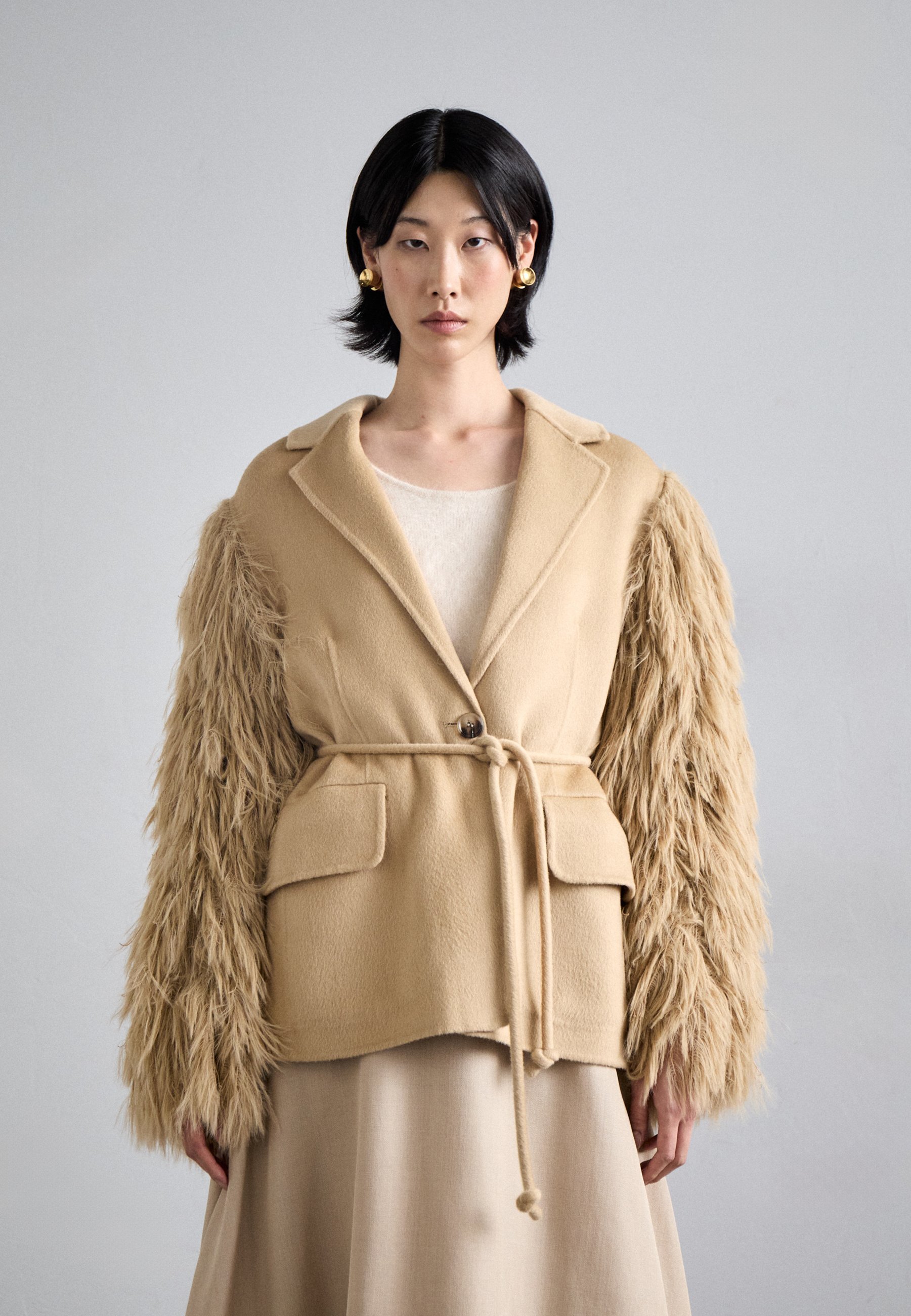 By Malene Birger MANTEAU - Blazer - donker zand