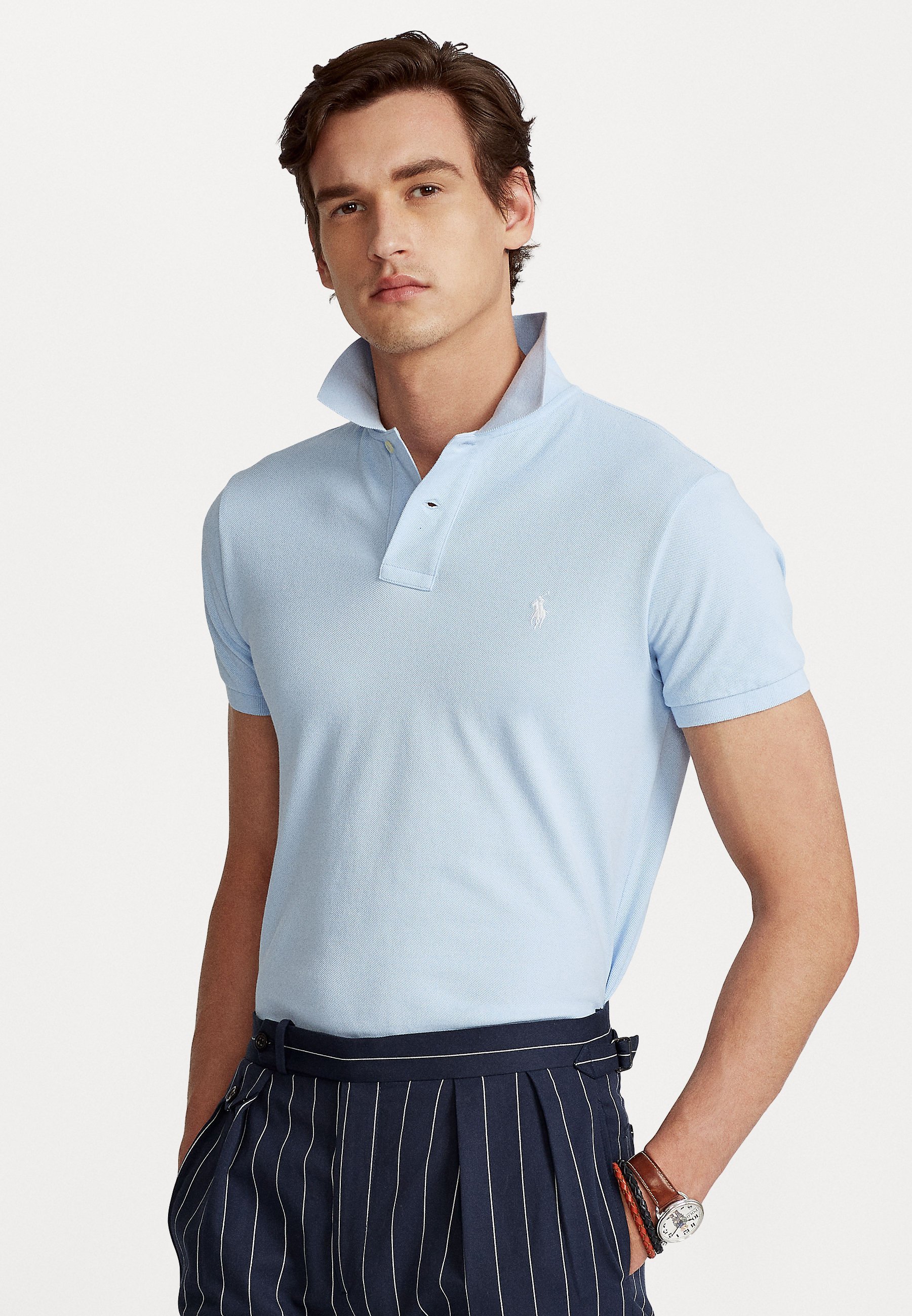 Polo Ralph Lauren Slim Fit Poloshirt - Poloshirt - kantoorblauw