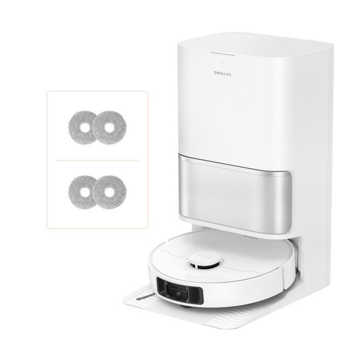 Robot Aspirateur Laveur - Dreame L10s Ultra Gen 3 Kit, 25000Pa, Brosse Latérale Rétractable à Levage, Système AceClean DryBoard