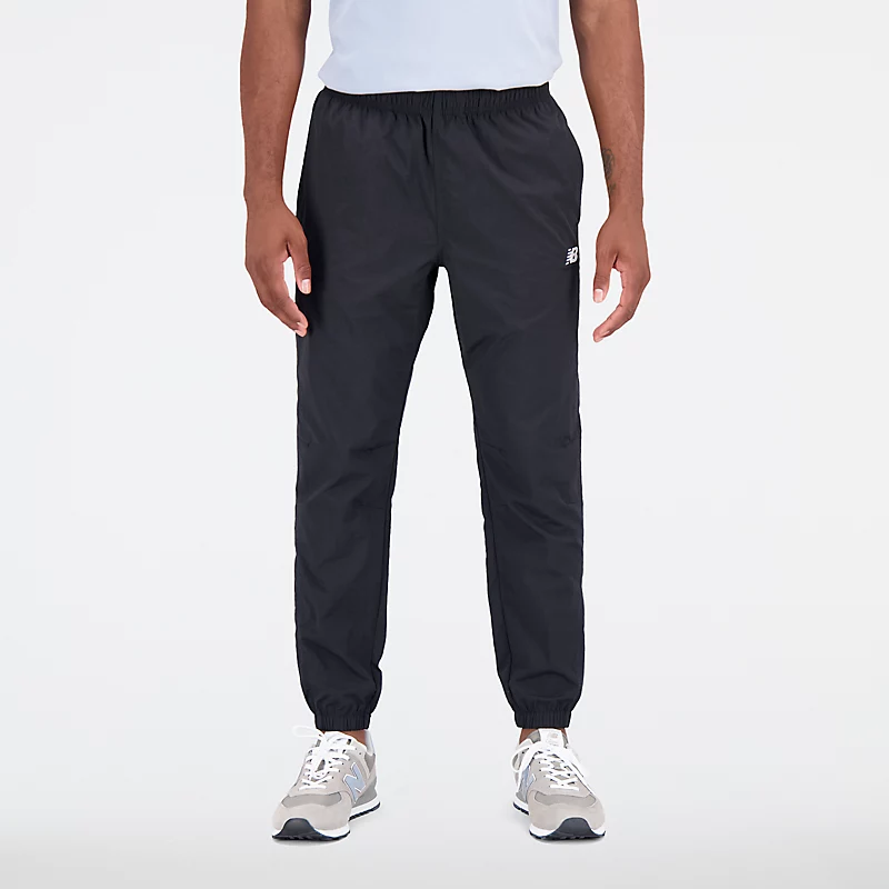 Pantalón cortavientos Athletics Remastered - CZARNE