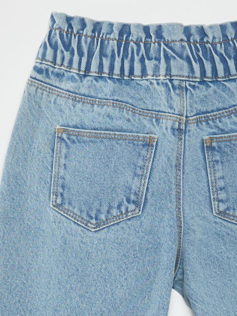 Paperbag jeans - blauw