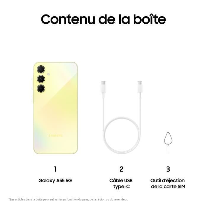 Smartphone Samsung Galaxy A55 256 GB 5G Lime