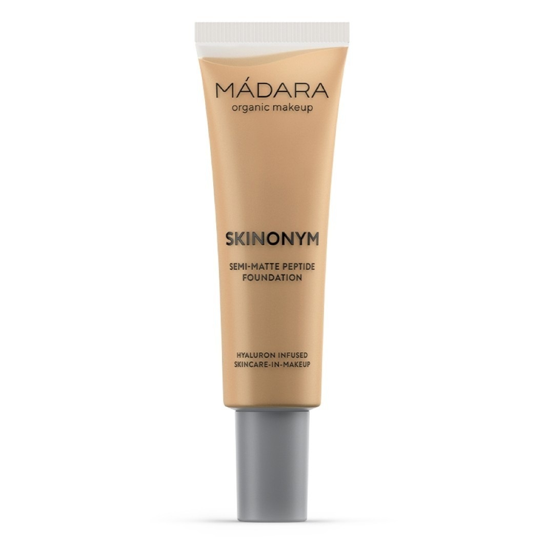 MÁDARA Foundation SKINONYM Semi-Matte Peptide Foundation, br. 15 STONE - 30 ml