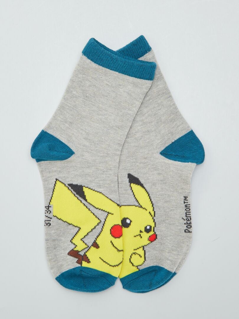Juego de 3 pares de calcetines 'Pokemon' - BEIGE