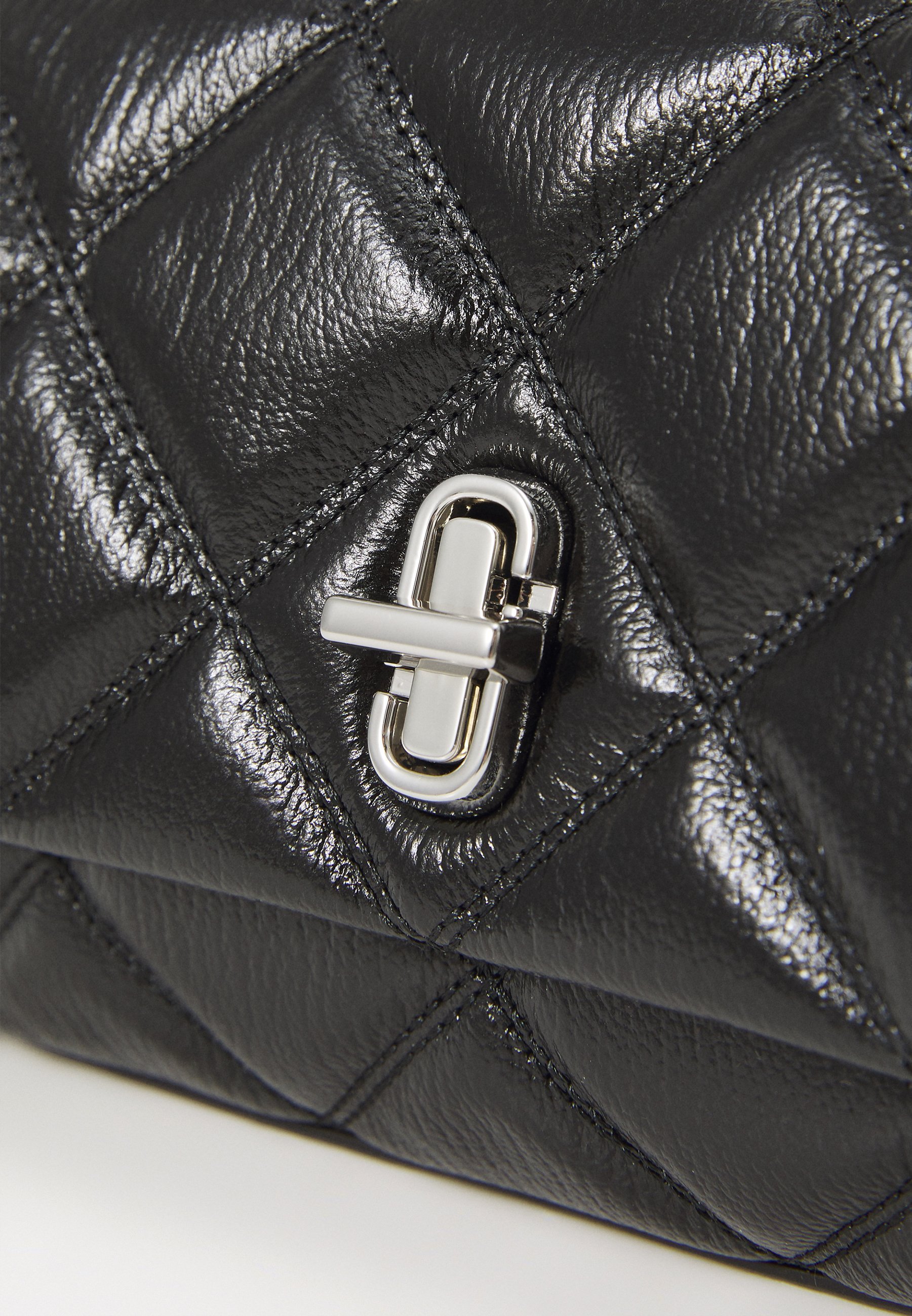 MARC JACOBS MINI DUBBELE SCHOUDER - Handtas - zwart