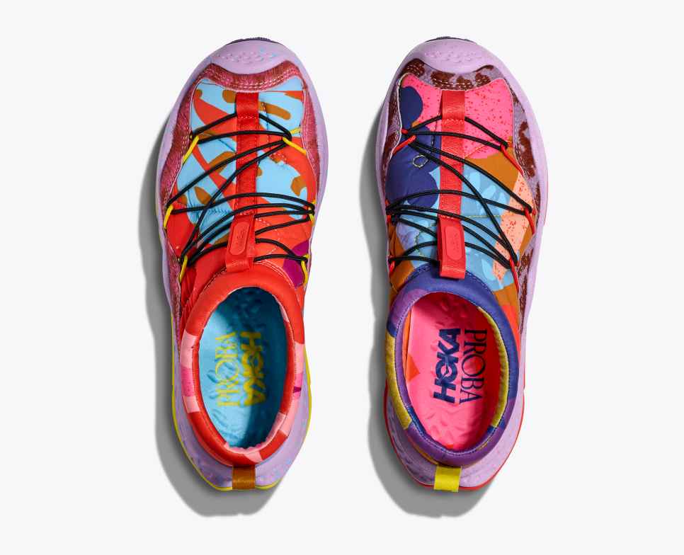 HOKA Ahora First Studio Proba Bermellón Naranja / Oro
