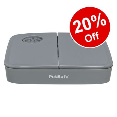 Automatyczny podajnik karmy dla zwierząt PetSafe® na 2 posiłki – 20% zniżki!*