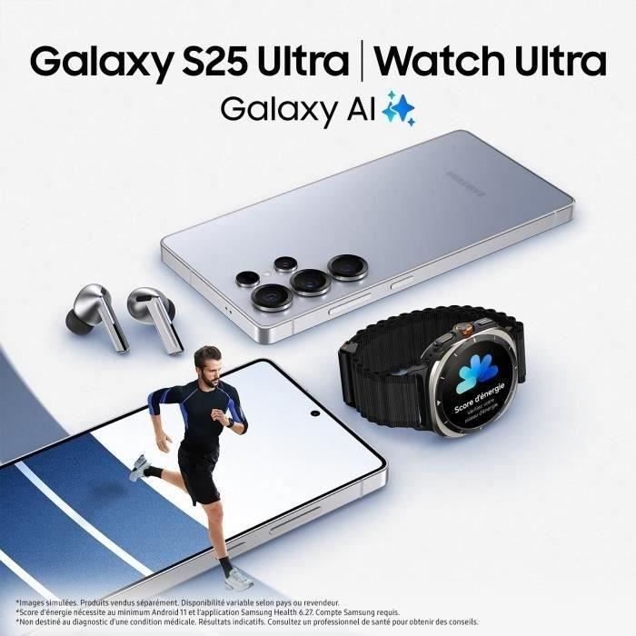 Smartphone SAMSUNG Galaxy S25 Ultra AI de 1 TB, color negro titanio.