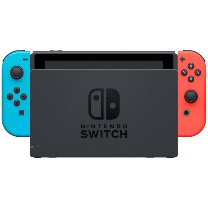 Nintendo Switch-console • Neonblauw & Neonrood + Mario Kart 8 Deluxe (code)