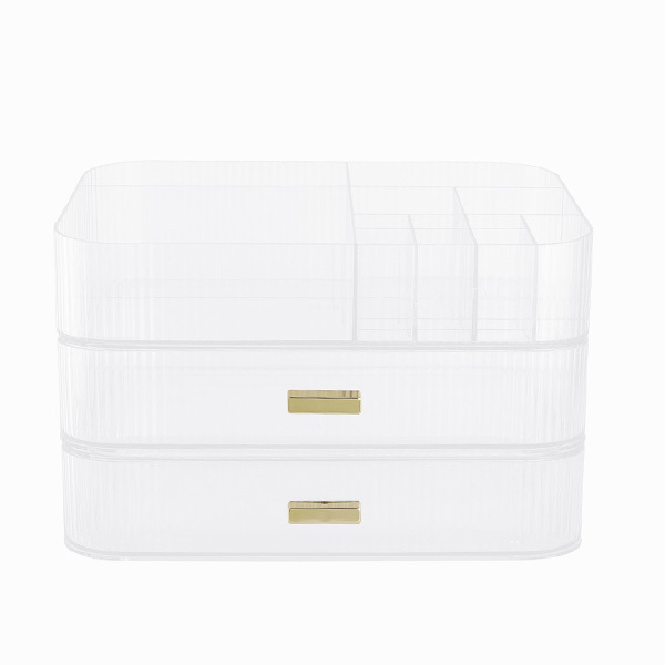 Organizador de maquillaje de plástico para escritorio Livingandhome