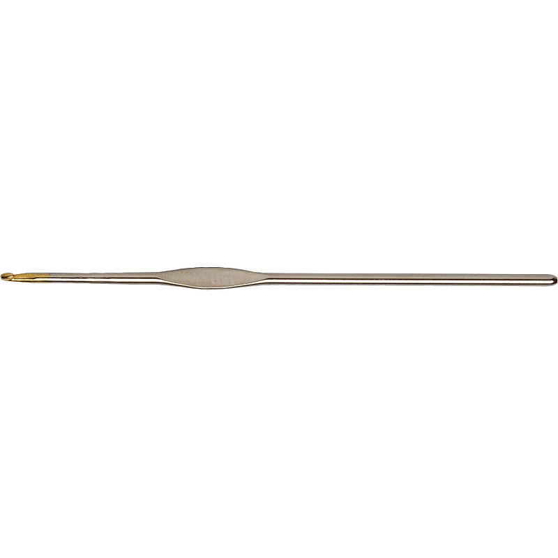 Hæklenål 12 cm x 1,5 mm stål