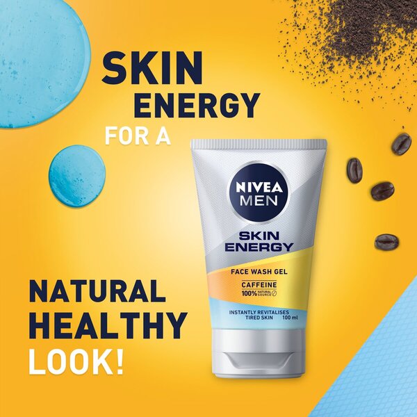 NIVEA Men Active Energy -puhdistusgeeli 100 ml