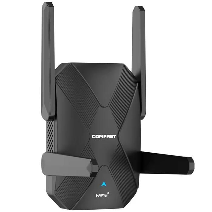 Adaptador USB WiFi 6 Tribanda - RNCYN - AX5400 - 5374Mbps - 2.4G/5G/6GHz - Gigabit - Gaming - 4 antenas - Noir